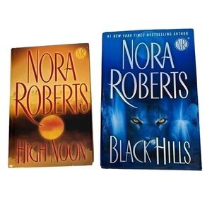 NORA ROBERTS Fiction Books/Novels Lot/2 Hardcover Dust Jacket Romance/Suspense